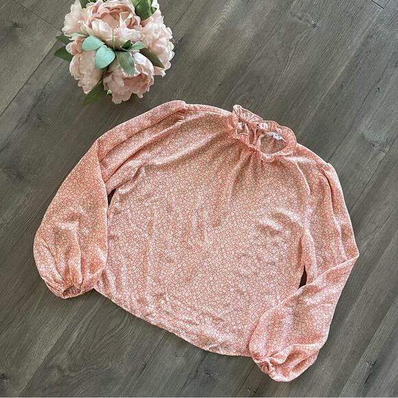 Revolve BB Dakota Steve Madden Not the Blosso-Me Peach Romance Top - Picture 2 of 6